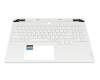 Lenovo Legion 7i 16IRX9 Gen 9 (83FD) Original Tastatur inkl. Topcase US (englisch) weiß/weiß mit Backlight