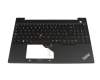 Lenovo ThinkPad E16 Gen 1 (21JQ) Original Tastatur inkl. Topcase SP (spanisch) schwarz/schwarz mit Backlight und Mouse-Stick