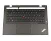 Lenovo ThinkPad X1 Carbon 2th Gen (20A7/20A8) Original Tastatur inkl. Topcase DE (deutsch) schwarz/schwarz mit Backlight und Mouse-Stick