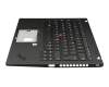 Lenovo ThinkPad X1 Carbon 7th Gen (20R1/20R2) Original Tastatur inkl. Topcase DE (deutsch) schwarz/schwarz mit Backlight und Mouse-Stick