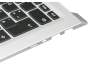 Lenovo Yoga 710-14IKB (80V4) Original Tastatur inkl. Topcase DE (deutsch) schwarz/silber mit Backlight