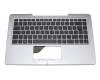 MP-12F36D0-9203W Original Chicony Tastatur inkl. Topcase DE (deutsch) schwarz/silber