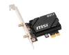MSI 914-8660-011 HERALD BE6500 WiFi 7 PCIe Card