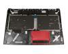 MSI GE75 8RE/8RF (MS-17E1) Original Tastatur inkl. Topcase DE (deutsch) schwarz/schwarz mit Backlight