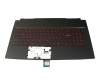 MSI GF75 Thin 9SC/9RC/9RCX (MS-17F2) Original Tastatur inkl. Topcase DE (deutsch) schwarz/rot/schwarz mit Backlight