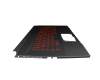 MSI GF76 11UE/11UEK (MS-17L1) Original Tastatur inkl. Topcase DE (deutsch) schwarz/schwarz mit Backlight