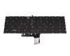 MSI GL65 10SDR/10SDK/10SEK (MS-16U7) Original Tastatur US (englisch) schwarz mit Backlight