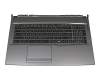 MSI GP75 10SFK/10SFSK (MS-17E7) Original Tastatur inkl. Topcase FR (französisch) schwarz/anthrazit