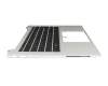 N45442-041 Original HP Tastatur inkl. Topcase DE (deutsch) schwarz/silber mit Backlight