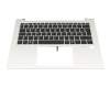 N93653-041 Original HP Tastatur inkl. Topcase DE (deutsch) schwarz/silber mit Backlight