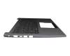 NK.I1313.0W1 Original Acer Tastatur inkl. Topcase DE (deutsch) schwarz/silber mit Backlight