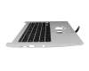 NKI11130LY Original Acer Tastatur inkl. Topcase CH (schweiz) schwarz/silber