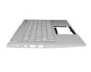 NKI13131JQ Original Acer Tastatur inkl. Topcase CH (schweiz) silber/silber mit Backlight