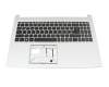 NKI15121ZG Original Acer Tastatur inkl. Topcase DE (deutsch) schwarz/silber