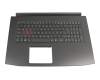 NKI151305D Original Acer Tastatur inkl. Topcase DE (deutsch) schwarz/schwarz mit Backlight (GeForce 1060)