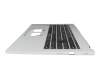 NKI151337V Original Acer Tastatur inkl. Topcase DE (deutsch) schwarz/silber (mit Sondertaste)