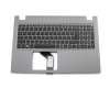 NKI151701E Original Acer Tastatur inkl. Topcase DE (deutsch) schwarz/silber mit Backlight