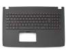 NSK-WH8BU 0G Original Asus Tastatur inkl. Topcase DE (deutsch) schwarz/schwarz mit Backlight