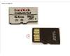 Fujitsu NSO:SDSDQAF3-064G-I 64GB MICRO SDXC CARD