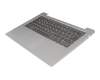PC4CB-GE Original Lenovo Tastatur inkl. Topcase DE (deutsch) grau/silber mit Backlight