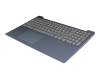 PC5C-GE Original Lenovo Tastatur inkl. Topcase DE (deutsch) grau/blau