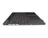 PH5CLXB-GE Original Lenovo Tastatur inkl. Topcase DE (deutsch) grau/grau mit Backlight