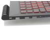 PK1313B5B13 Original LCFC Tastatur inkl. Topcase DE (deutsch) schwarz/schwarz mit Backlight