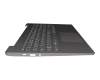 PK131K71B20 Original Lenovo Tastatur inkl. Topcase DE (deutsch) grau/grau mit Backlight (USB-C Ladeanschluss)