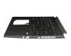 PK132K72A11 Original Chicony Tastatur inkl. Topcase DE (deutsch) schwarz/schwarz mit Backlight