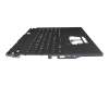PK1392L1C13 Original Acer Tastatur inkl. Topcase DE (deutsch) schwarz/schwarz mit Backlight