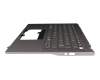 PK139CM2A13 Original Acer Tastatur inkl. Topcase DE (deutsch) grau/grau mit Backlight