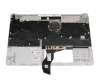 PMXAE0P5G00220414004L Original Primax Tastatur inkl. Topcase DE (deutsch) silber/silber