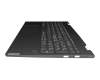 PP5VB-SW Original Lenovo Tastatur inkl. Topcase CH (schweiz) grau/grau mit Backlight