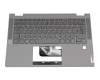 PR4SB-GE Original Lenovo Tastatur inkl. Topcase DE (deutsch) dunkelgrau/grau mit Backlight