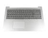 SG-86400-2DA Original LiteOn Tastatur inkl. Topcase DE (deutsch) grau/silber