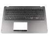 SG-89100-2DA Original LiteOn Tastatur inkl. Topcase DE (deutsch) schwarz/grau mit Backlight
