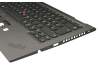 SM10T05923 Original Lenovo Tastatur inkl. Topcase DE (deutsch) schwarz/grau mit Backlight und Mouse-Stick