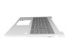 SN1C64B10 Original HP Tastatur inkl. Topcase DE (deutsch) grau/silber mit Backlight