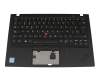SN20P38676 Original Lenovo Tastatur inkl. Topcase ES (spanisch) schwarz/schwarz mit Backlight und Mouse-Stick