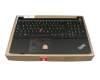 SN20W68912 Original Lenovo Tastatur inkl. Topcase DE (deutsch) schwarz/schwarz mit Backlight und Mouse-Stick