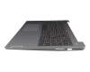 SN21B40776 Original Lenovo Tastatur inkl. Topcase HU (ungarisch) schwarz/grau mit Backlight