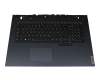 SN21B43708 Original Lenovo Tastatur inkl. Topcase DE (deutsch) schwarz/blau mit Backlight