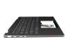 SN21K12207 Original Lenovo Tastatur inkl. Topcase DE (deutsch) grau/grau mit Backlight