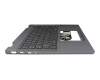 SN21P27785 Original Lenovo Tastatur inkl. Topcase BE (belgisch) grau/grau mit Backlight