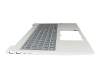 SP5CD5089PIZ Original HP Tastatur inkl. Topcase DE (deutsch) grau/silber mit Backlight
