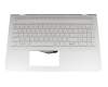 SP5CD8271ZT7 Original HP Tastatur inkl. Topcase DE (deutsch) silber/silber mit Backlight