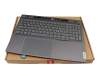 ST61K08273 Original Lenovo Tastatur inkl. Topcase CH (schweiz) grau/grau mit Backlight