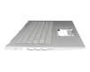 SV03P_A80SWL Original Acer Tastatur inkl. Topcase DE (deutsch) silber/silber mit Backlight