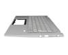 SV03P_A84SWL Original Acer Tastatur inkl. Topcase CH (schweiz) silber/silber mit Backlight