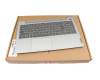 T048L2 Tastatur inkl. Topcase DE (deutsch) anthrazit/silber mit Backlight Fingerabdruck